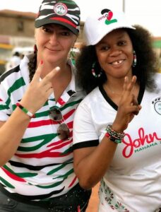 American Lady compaign for Mahama