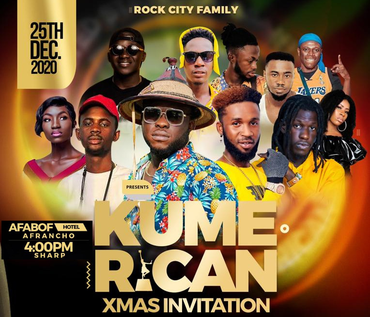 Big December Party Coming On In Kumasi 'Kumerican X-Mas Invitation' on 25th Dec