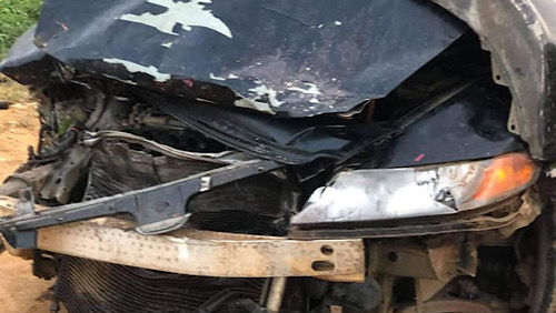 One Injured As A Fatal Accident Happened On Akyem-Tafo New Road 