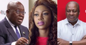 Yvonne Nelson ‘barks’ at Akufo-Addo - Remember what you did to Mahama & fix Dumsor now” 
