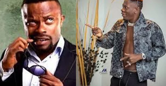Patiently waiting for Shatta Wale to call out FIFA for not promoting Ghanaian music - Nigerian Comedian Okon Lagos